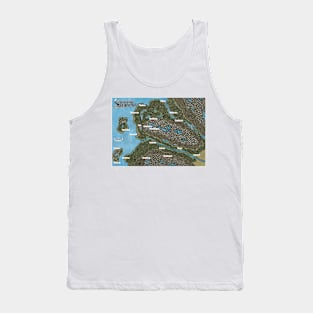 Map of the Duchy of Cloven Bay Tank Top